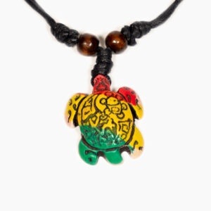 Turtle Necklace – Rasta